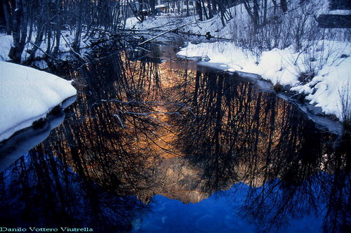 fotografia 1° Premio sezione acque chiare: DaniloVottero Viutrella “Il tramonto nell’acqua”