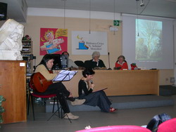 Relatori alla presentazione alla Biblioteca Civica di Moncalieri