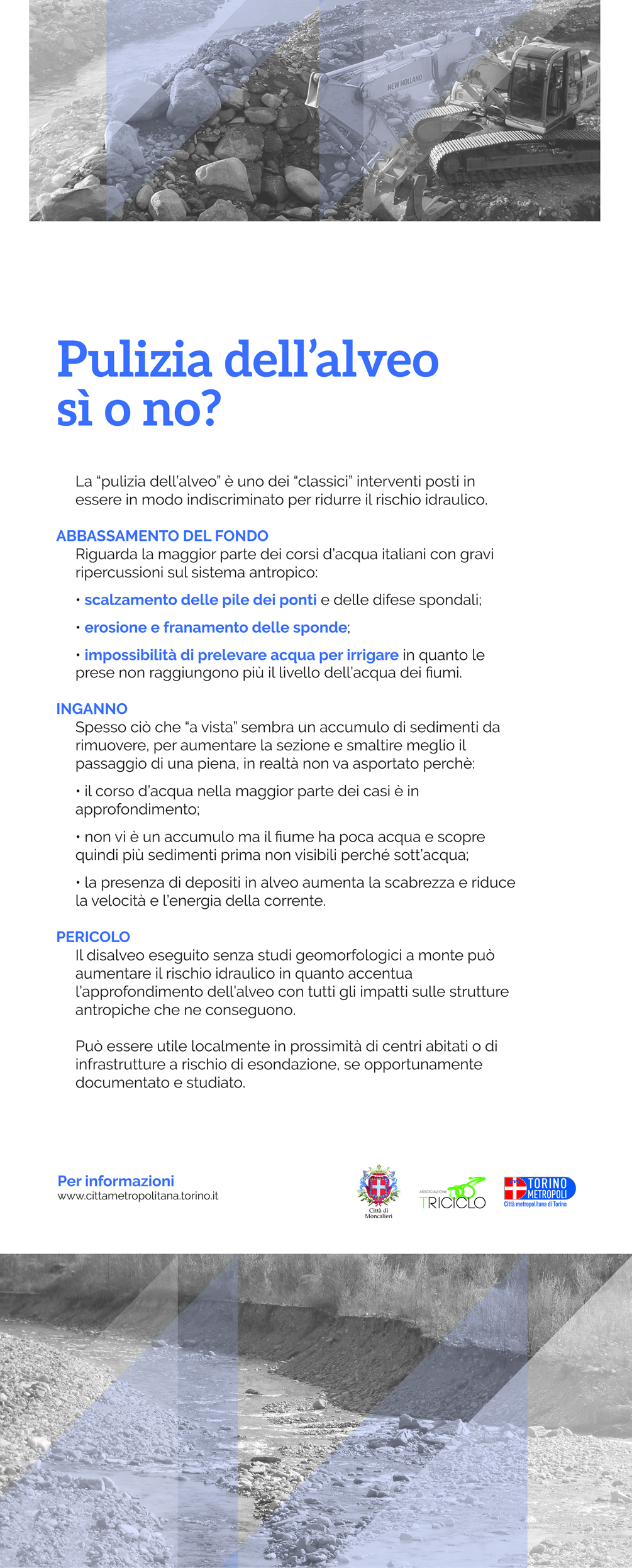 banner Triciclo CMT alluvione moncalieri Alveo banner Triciclo CMT alluvione moncalieri Alveo