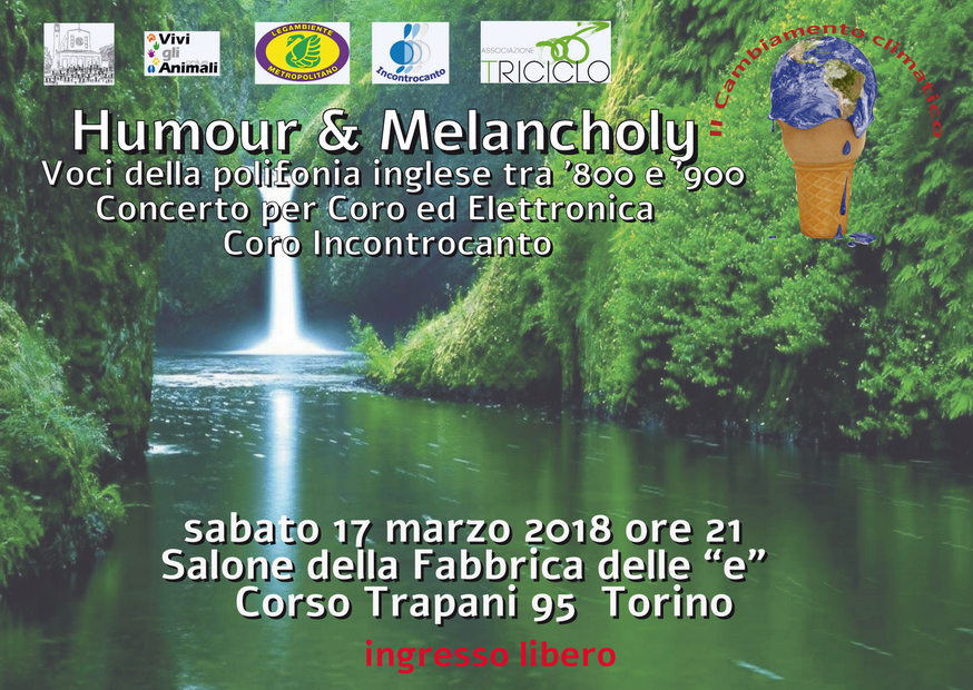 cartolina promozionale del concerto