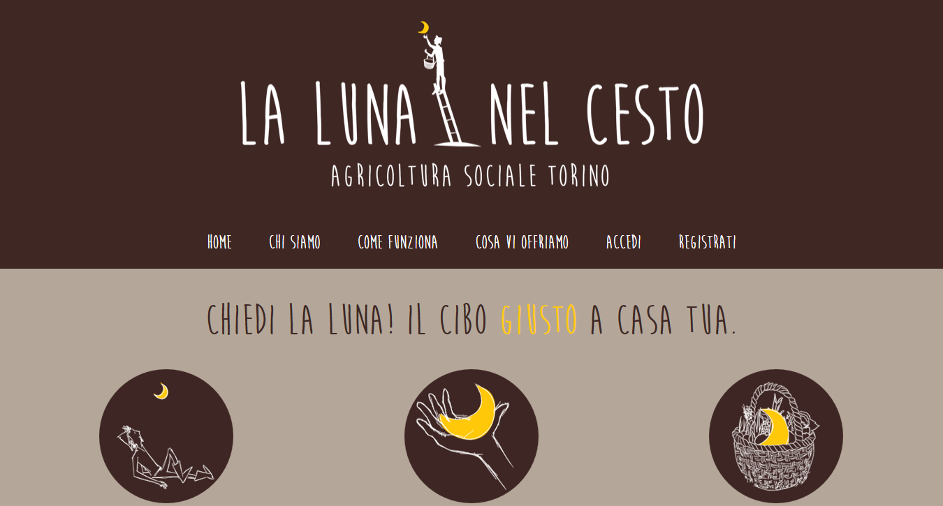cartolina della "La Luna nel Cesto"
